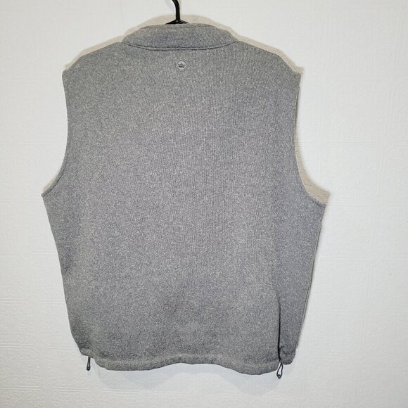 Peter Millar Sweater Vest Mens XL Gray Fleece Full Zip - Picture 8 of 9